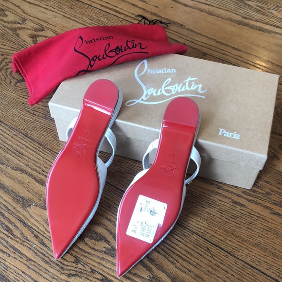 Christian Louboutin choc Lock Flat Calf - Picture 3 of 9